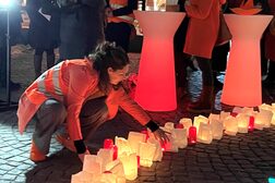 Lichtermeer auf dem Bonner Marktplatz